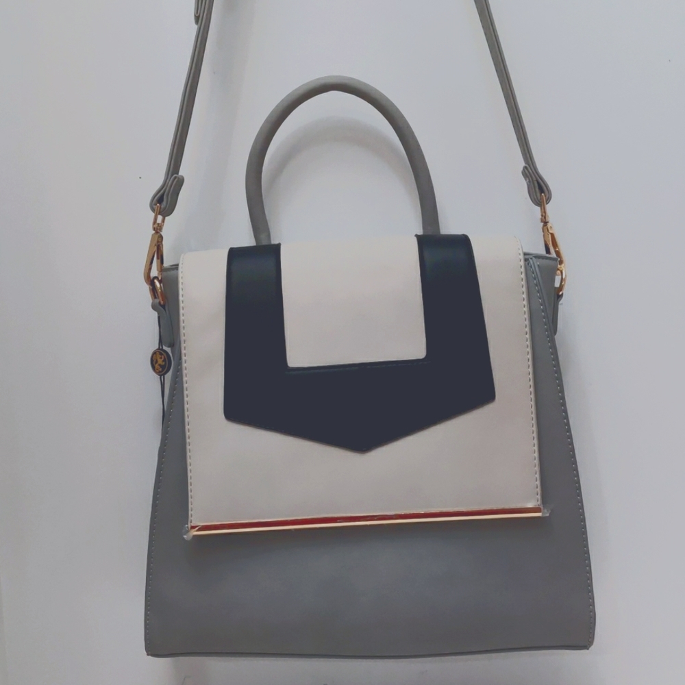 Handbag ~ Vegan ~ Lionel ~ Grey Luna 16195